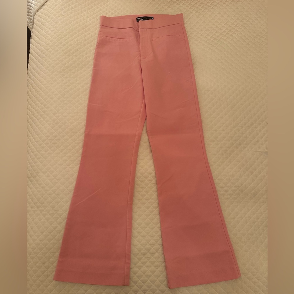 Zara Women's Flare Pink Pants